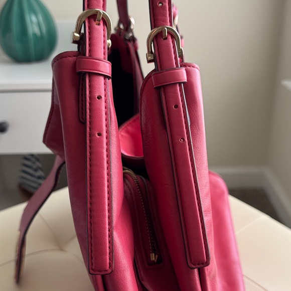Coach Madison Carlyle Pink Leather Shoulder Bag